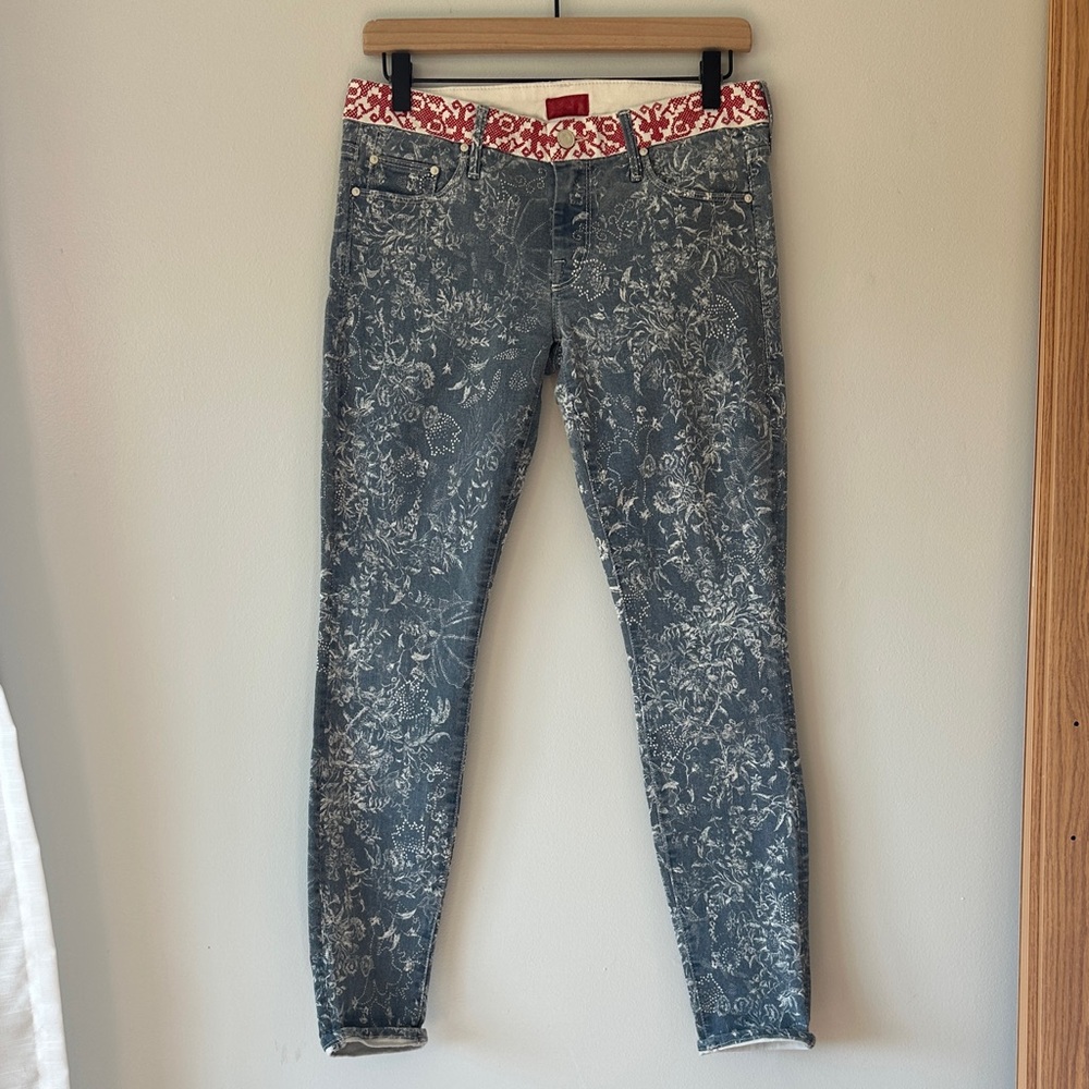 MOTHER The Looker Tied & True Skinny Jeans